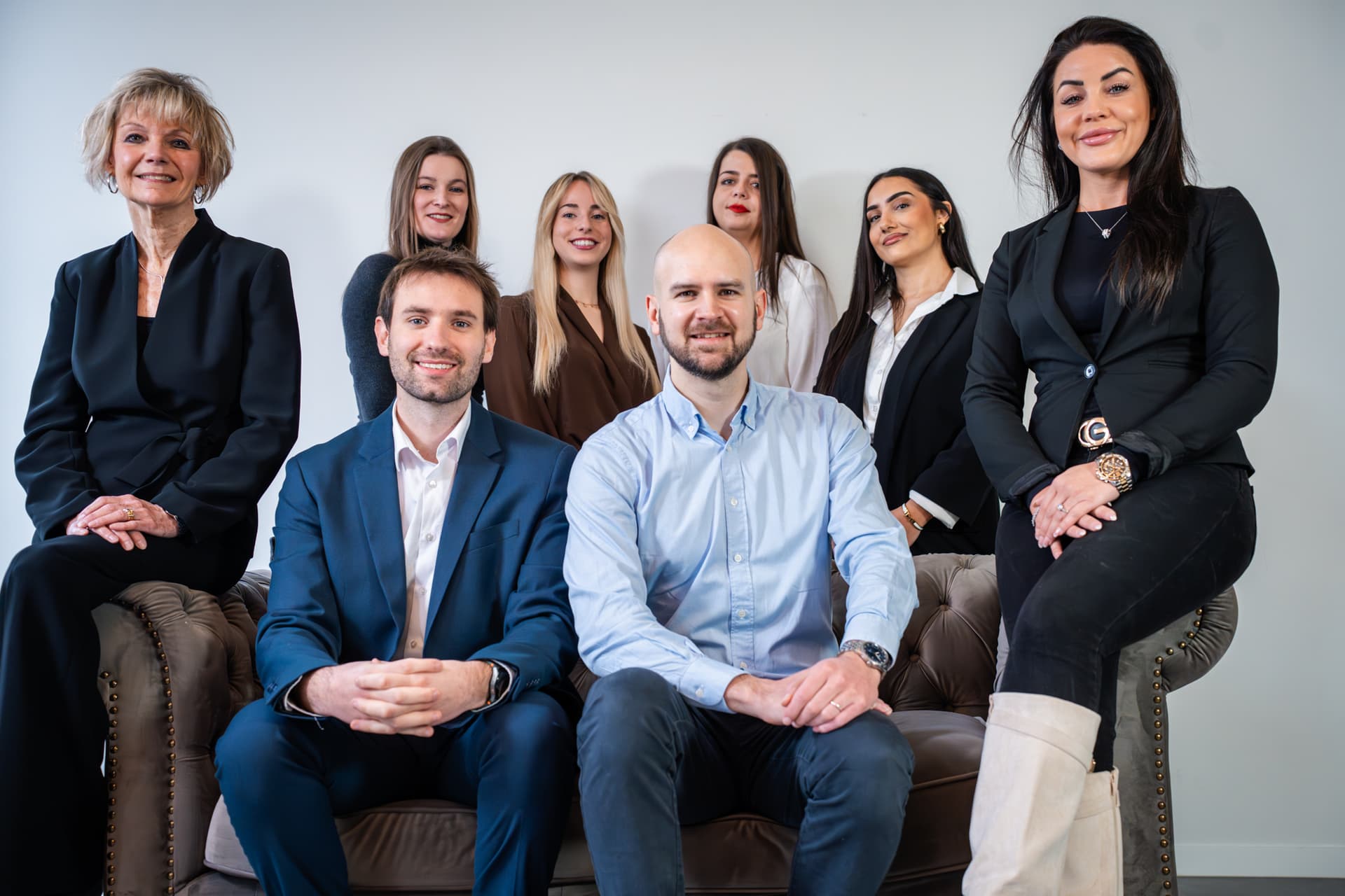 Équipe de direction de l'agence web Webforce à Braine-l'Alleud